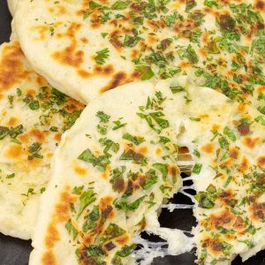 Cheese & Chicken Naan